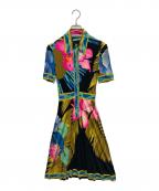 LEONARDレオナール）の古着「ブラウスワンピース」｜マルチカラー