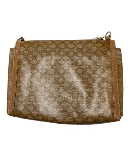 CELINE（セリーヌ）CELINE (セリーヌ) マカダム総柄ショルダーバッグ ベージュの古着・服飾アイテム