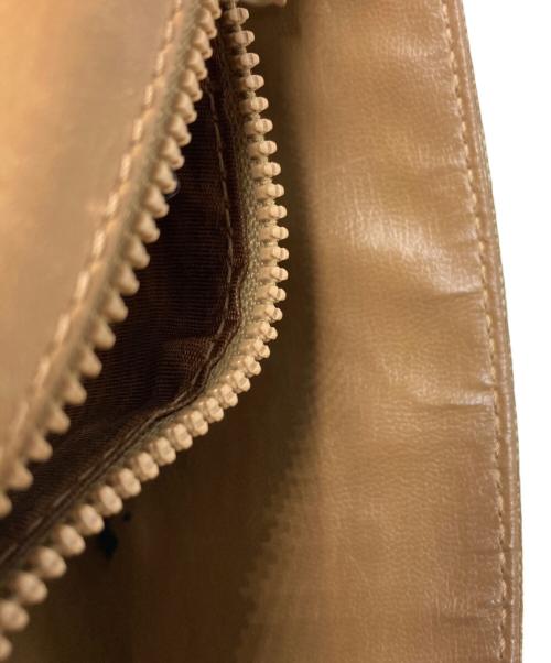 CELINE（セリーヌ）CELINE (セリーヌ) マカダム総柄ショルダーバッグ ベージュの古着・服飾アイテム