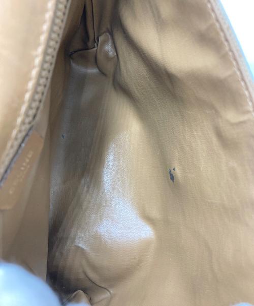 CELINE（セリーヌ）CELINE (セリーヌ) マカダム総柄ショルダーバッグ ベージュの古着・服飾アイテム