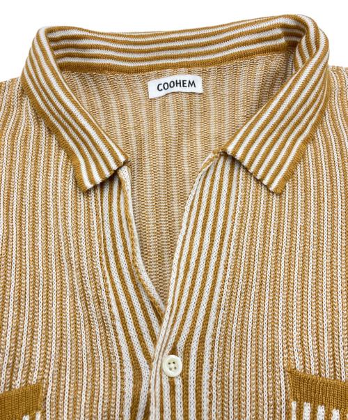 Coohem（コーヘン）Coohem (コーヘン) リネン混カーディガン ベージュ サイズ:SIZE XLの古着・服飾アイテム