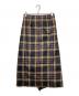 O'NEIL OF DUBLIN (オニールオブダブリン) ウールチェックラップスカート ブラウン サイズ:SIZE 10：6000円