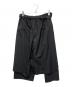 GROUND Y (グラウンドワイ) T-W Gabardine Wrap Pants type1 ブラック サイズ:SIZE 3：25000円
