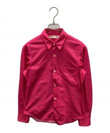 COMME des GARCONS（コムデギャルソン）の古着「シャツ」｜ショッキングピンク