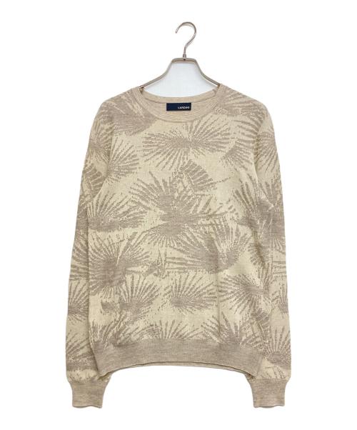 LARDINI（ラルディーニ）LARDINI (ラルディーニ) ニット ベージュ サイズ:SIZE 50の古着・服飾アイテム