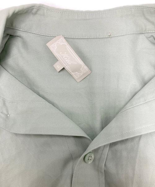 KITH（キス）KITH (キス) Silk Cotton Boxy Collared Overshirt オリーブ サイズ:SIZE Mの古着・服飾アイテム