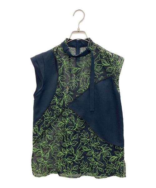 UNITED TOKYO（ユナイテッドトーキョー）UNITED TOKYO (ユナイテッドトーキョー) スムースエンブロイダリートップス ブラック サイズ:SIZE Freeの古着・服飾アイテム