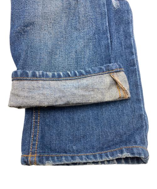 DOLCE & GABBANA（ドルチェ＆ガッバーナ）DOLCE & GABBANA (ドルチェ＆ガッバーナ) クラッシュ加工デニムパンツ インディゴ サイズ:SIZE 44の古着・服飾アイテム