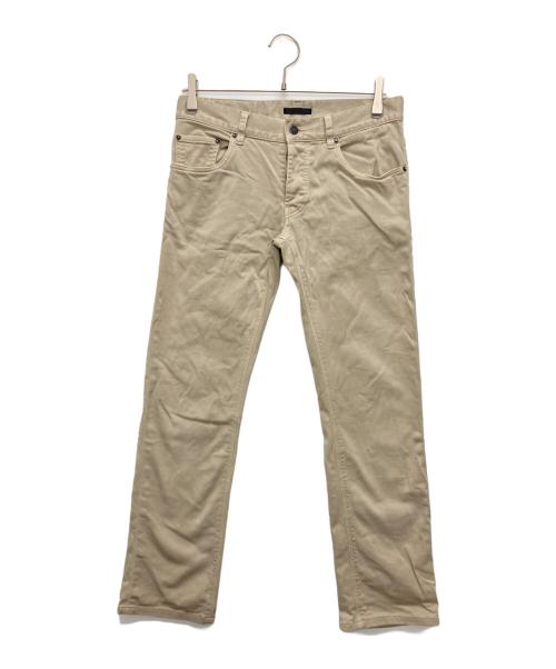PRADA（プラダ）PRADA (プラダ) ストレッチスリムパンツ ベージュ サイズ:SIZE 29の古着・服飾アイテム