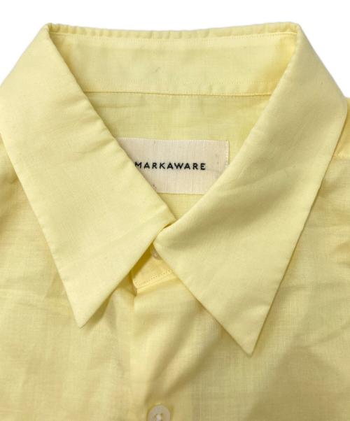 MARKAWARE（マーカウェア）MARKAWARE (マーカウェア) ORGANIC PERU PIMA COTTON LOAN COMFORT FIT SHIRT イエロー サイズ:SIZE 2の古着・服飾アイテム