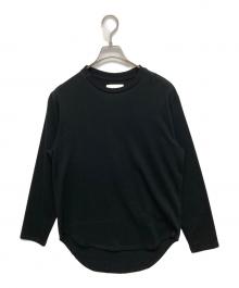 Text（テクスト）の古着「Round Hem Long Sleeves Tee」｜ブラック