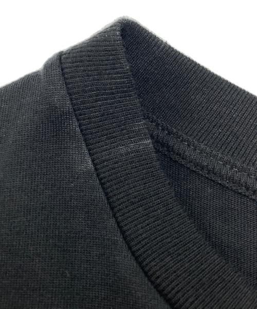 Text（テクスト）Text (テクスト) Round Hem Long Sleeves Tee ブラック サイズ:SIZE 1の古着・服飾アイテム