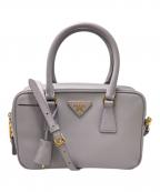 PRADAプラダ）の古着「サフィアーノレザー 2way ハンドバッグ」｜ラベンダー(GLICINE)