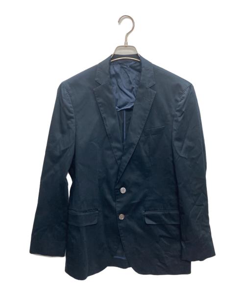 BOSS HUGO BOSS（ボス ヒューゴボス）BOSS HUGO BOSS (ボス ヒューゴボス) コットンストレッチセットアップスーツ ネイビー サイズ:44の古着・服飾アイテム