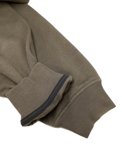 HERMES（エルメス）HERMES (エルメス) 異素材切替スウェット ブラウン サイズ:SIZE　Mの古着・服飾アイテム