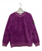 STONE ISLANDストーンアイランド）の古着「Fleece Crew Sweat」｜パープル