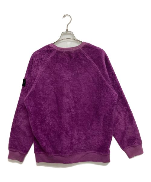 STONE ISLAND（ストーンアイランド）STONE ISLAND (ストーンアイランド) Fleece Crew Sweat パープル サイズ:SIZE Lの古着・服飾アイテム