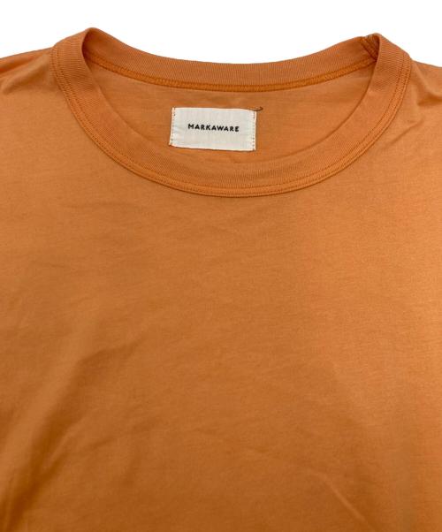 MARKAWARE（マーカウェア）MARKAWARE (マーカウェア) GIZA 80/2天竺 / コンフォートフィットTEE オレンジ サイズ:２の古着・服飾アイテム