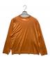 MARKAWARE（マーカウェア）の古着「GIZA 80/2天竺 / コンフォートフィットTEE」｜オレンジ