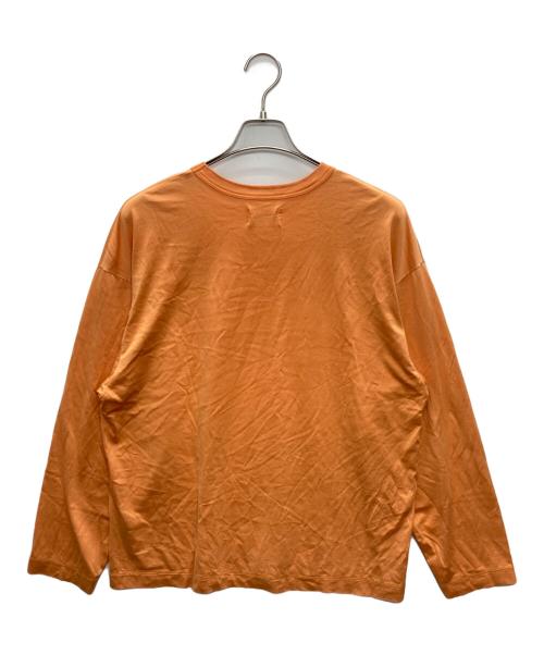 MARKAWARE（マーカウェア）MARKAWARE (マーカウェア) GIZA 80/2天竺 / コンフォートフィットTEE長袖Tシャツ オレンジ サイズ:SIZE2の古着・服飾アイテム