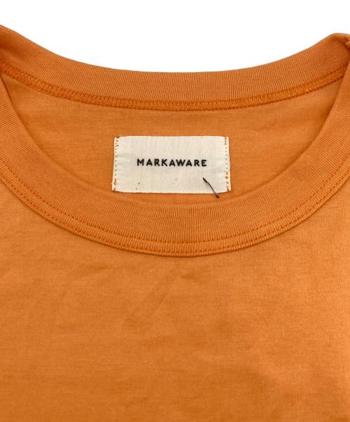 MARKAWARE（マーカウェア）MARKAWARE (マーカウェア) GIZA 80/2天竺 / コンフォートフィットTEE長袖Tシャツ オレンジ サイズ:SIZE2の古着・服飾アイテム