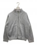 cash&barbaキャッシュ&バルバ）の古着「Mongorian Cashmere Drivers Knit」｜グレー