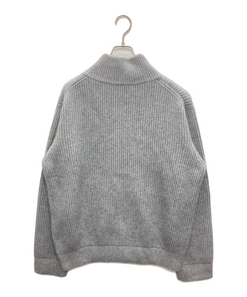 cash&barba（キャッシュ&バルバ）cash&barba (キャッシュ&バルバ) Mongorian Cashmere Drivers Knit グレー サイズ:SIZE 3の古着・服飾アイテム