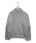 cash&barba (キャッシュ&バルバ) Mongorian Cashmere Drivers Knit グレー サイズ:SIZE 3：42000円