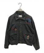 WEIRDOウィアード）の古着「PEACE LOVE JACKET」｜グレー