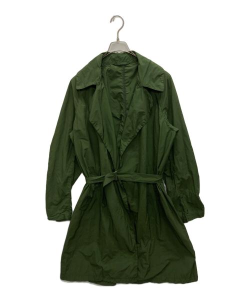 COMOLI（コモリ）COMOLI (コモリ) 製品染タイロッケンコート グリーン サイズ:SIZE　2の古着・服飾アイテム