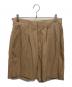 AURALEE（オーラリー）の古着「HARD TWIST GABARDINE SHORTS」｜ベージュ
