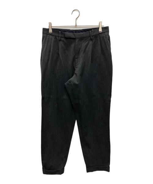 COMOLI（コモリ）COMOLI (コモリ) ウールナイロン 2タックパンツ グレー サイズ:SIZE 3の古着・服飾アイテム