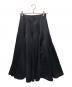 ENFOLD (エンフォルド) サテンタックSKIRT ブラック サイズ:SIZE 38：6000円