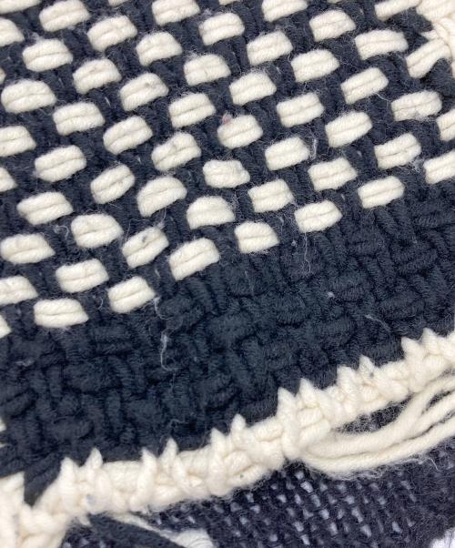 MM6 Maison Margiela（エムエムシックスメゾンマルジェラ）MM6 Maison Margiela (エムエムシックスメゾンマルジェラ) ローゲージニットワンピース ブラック×ホワイト サイズ:SIZE Mの古着・服飾アイテム