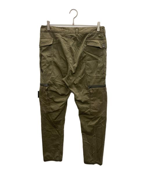STONE ISLAND（ストーンアイランド）STONE ISLAND (ストーンアイランド) GHOST PIECE COMBAT CARGO PANTS カーキ サイズ:SIZE 30の古着・服飾アイテム