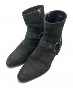Saint Laurent Parisサンローランパリ）の古着「Classic Wyatt Harness Ring Boot」｜ブラック