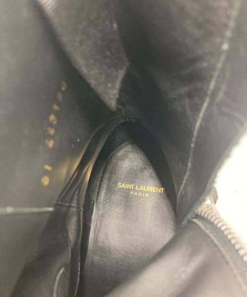 Saint Laurent Paris（サンローランパリ）Saint Laurent Paris (サンローランパリ) Classic Wyatt Harness Ring Boot ブラック サイズ:SIZE 40の古着・服飾アイテム