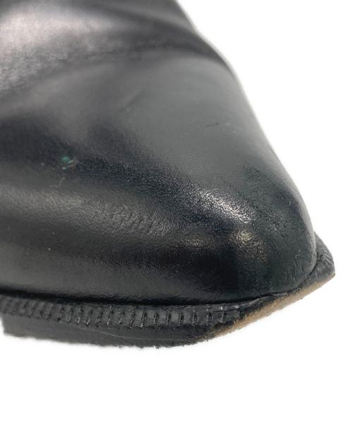 Saint Laurent Paris（サンローランパリ）Saint Laurent Paris (サンローランパリ) ウエスタンバックル レザーダッキーズブーツ ブラック サイズ:SIZE 391/2の古着・服飾アイテム