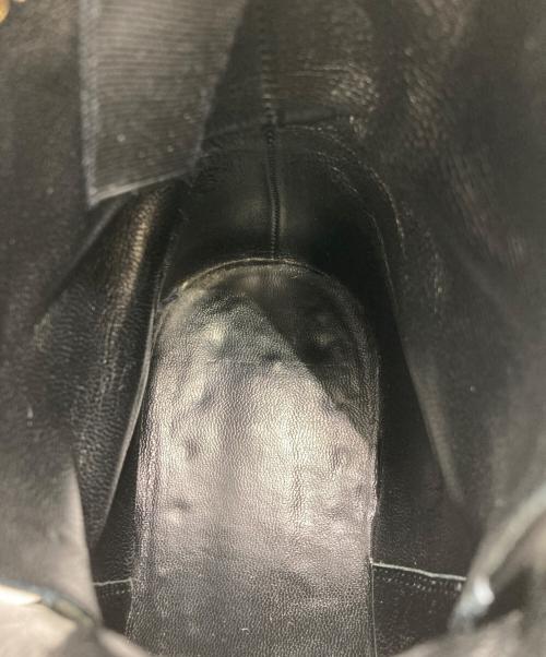 Saint Laurent Paris（サンローランパリ）Saint Laurent Paris (サンローランパリ) ウエスタンバックル レザーダッキーズブーツ ブラック サイズ:SIZE 391/2の古着・服飾アイテム