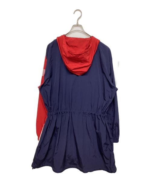POLO RALPH LAUREN（ポロ・ラルフローレン）POLO RALPH LAUREN (ポロ・ラルフローレン) フード付きジャケット レッド×ネイビー サイズ:SIZE　Lの古着・服飾アイテム