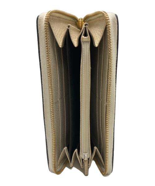 GUCCI（グッチ）GUCCI (グッチ) ダブルG ジップアラウンド ウォレット ベージュ サイズ:不明の古着・服飾アイテム