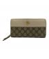 GUCCI（グッチ）の古着「ダブルG ジップアラウンド ウォレット」｜ベージュ
