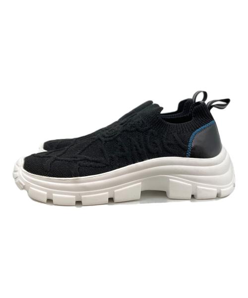 OLLEBOREBLA（アルベロベロ）OLLEBOREBLA (アルベロベロ) フライニット２WAYスニーカー ブラック サイズ:Mの古着・服飾アイテム