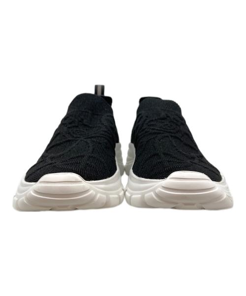 OLLEBOREBLA（アルベロベロ）OLLEBOREBLA (アルベロベロ) フライニット２WAYスニーカー ブラック サイズ:Mの古着・服飾アイテム