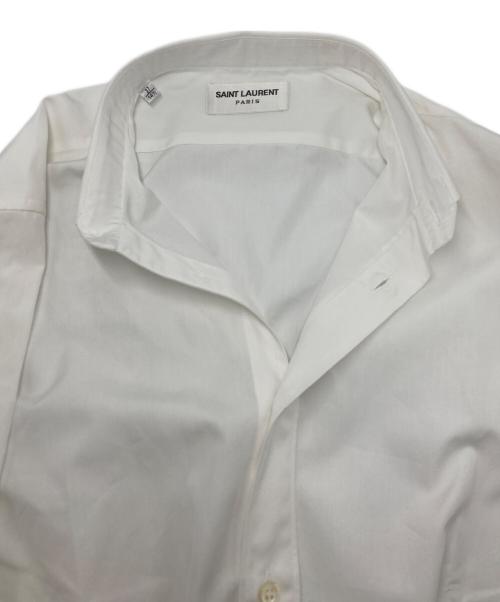 Saint Laurent Paris（サンローランパリ）Saint Laurent Paris (サンローランパリ) ドレスシャツ ホワイト サイズ:37の古着・服飾アイテム
