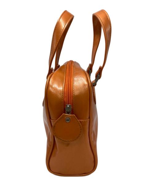 courreges（クレージュ）courreges (クレージュ) エナメルハンドバッグ オレンジ サイズ:不明の古着・服飾アイテム