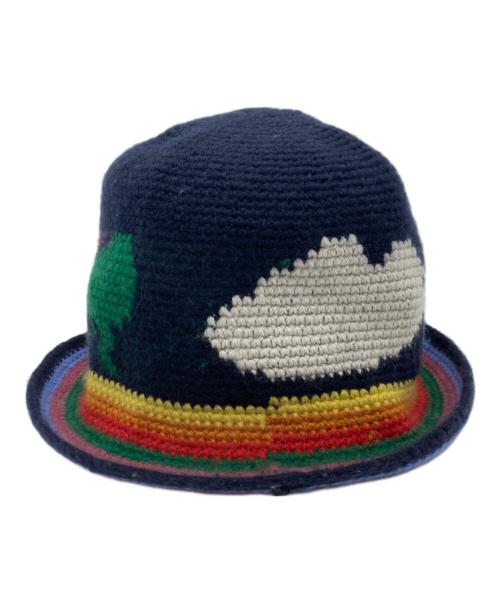 The Elder Statesman（エルダーステイツマン）The Elder Statesman (エルダーステイツマン) カシミヤニットハット マルチカラーの古着・服飾アイテム