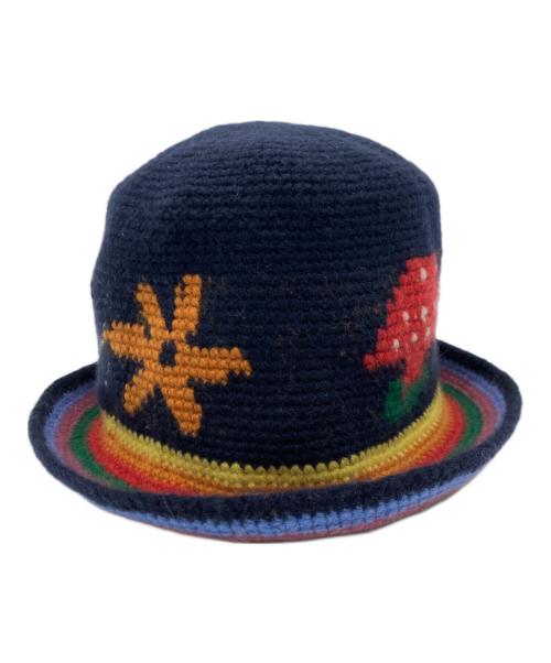 The Elder Statesman（エルダーステイツマン）The Elder Statesman (エルダーステイツマン) カシミヤニットハット マルチカラーの古着・服飾アイテム