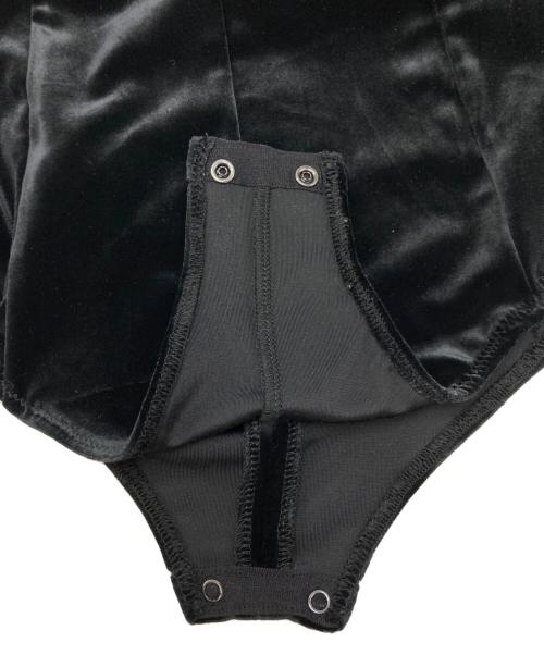 FETICO（フェティコ）FETICO (フェティコ) オフショルダーベロアボディースーツ ブラック サイズ:SIZE 1の古着・服飾アイテム