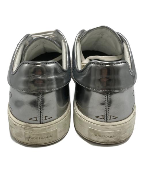 DIOR HOMME（ディオール オム）DIOR HOMME (ディオール オム) ローカットスニーカー シルバー サイズ:40の古着・服飾アイテム
